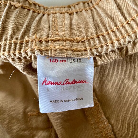 Hanna Andersson Cotton Canvas Shorts Size 10 / 140 cm - Picture 3 of 14